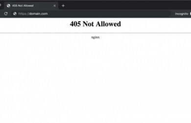 Mengatasi Error 405 pada Website